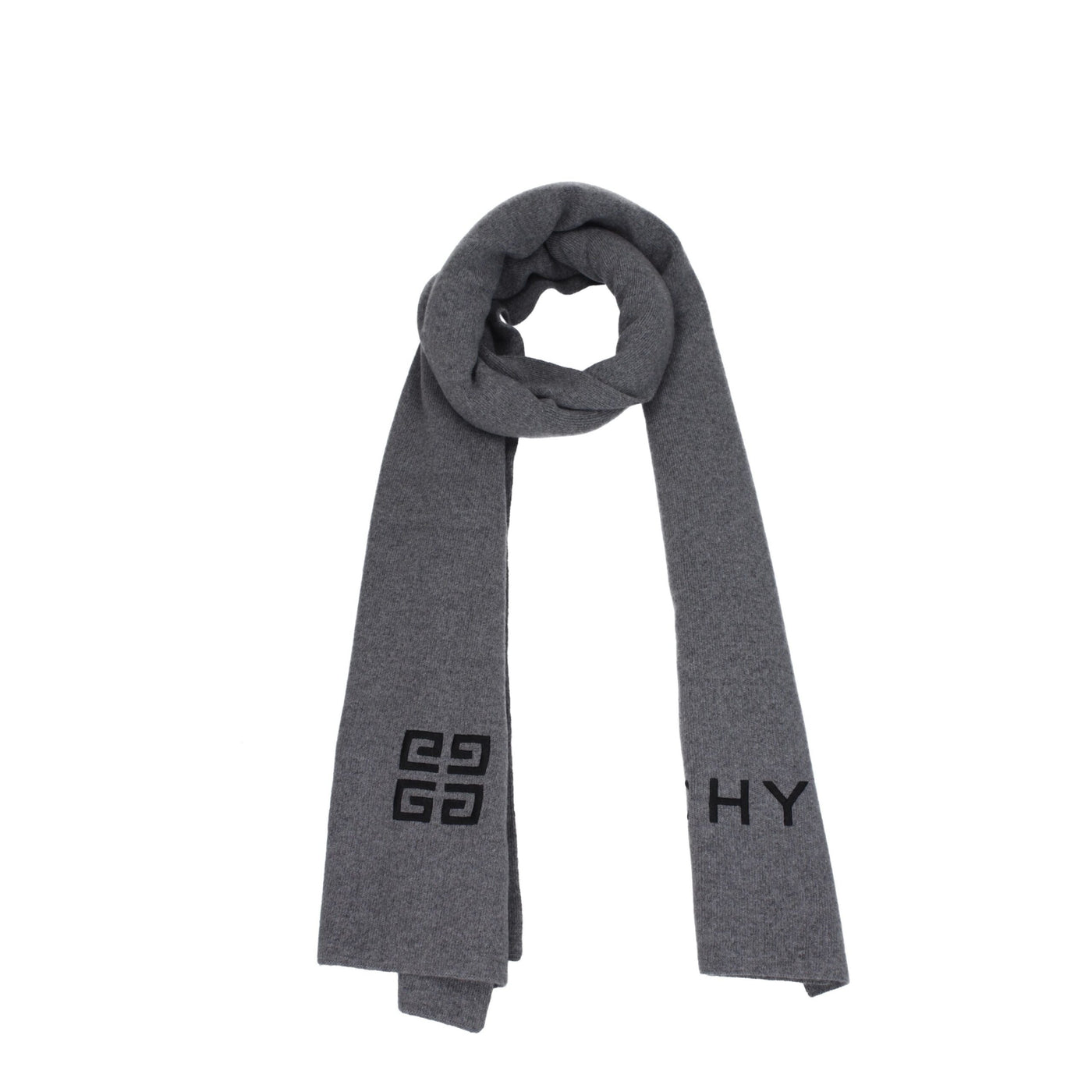 Givenchy Gray Wool Scarf