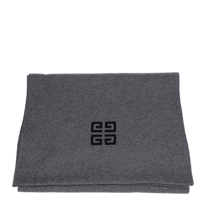 Givenchy Gray Wool Scarf