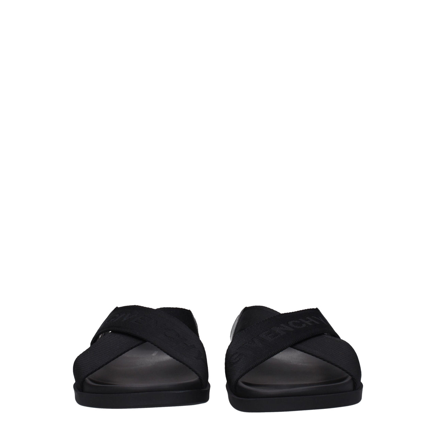 Givenchy Black Fabric Slippers
