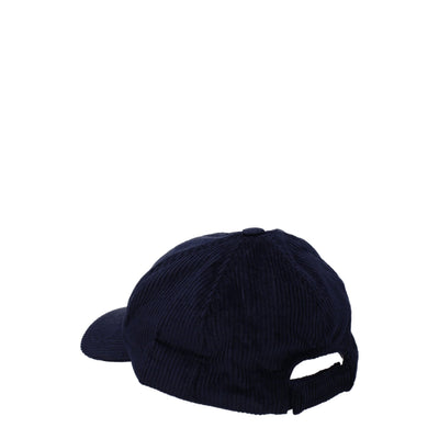 Isabel Marant Blue Cotton Cap (Baseball Hat)