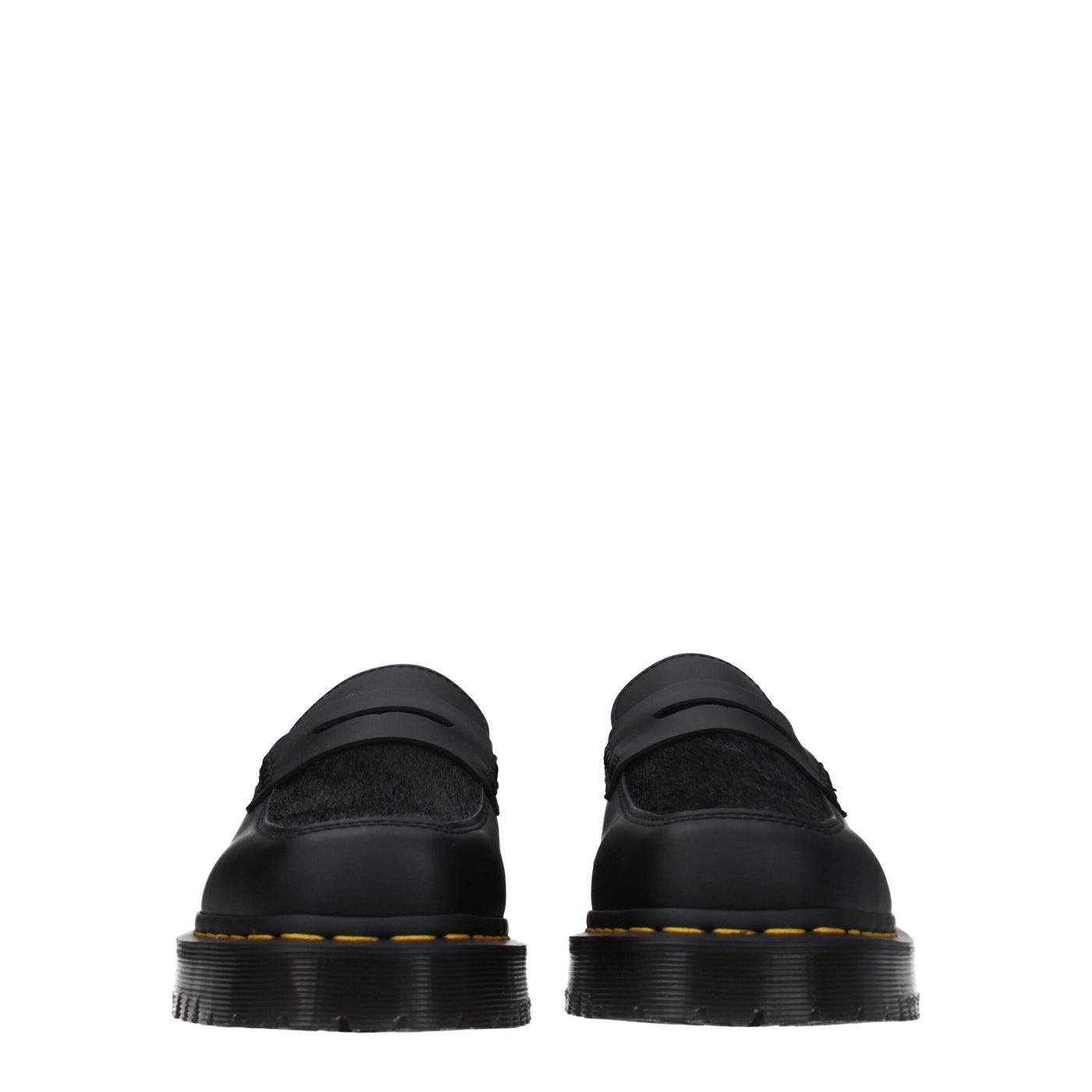 Dr. Martens Black Leather Slip-On Loafers