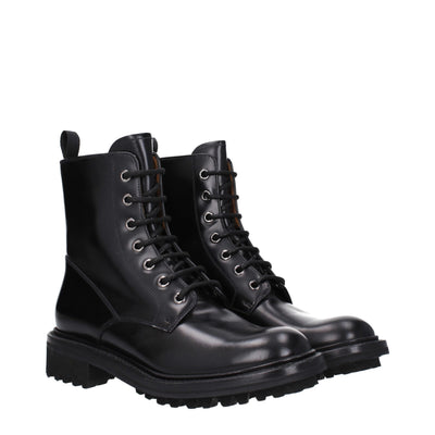 Church's Black Leather Ankle Boots