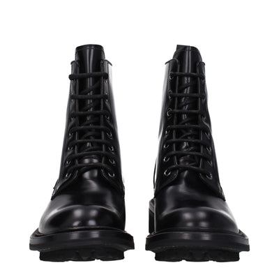 Church's Black Leather Ankle Boots