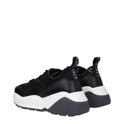 Stella McCartney Black Fabric Chunky Sneakers