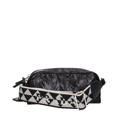 Prada Black Leather Crossbody Bags