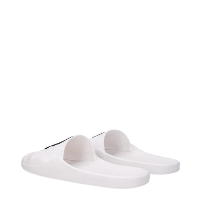 Kenzo White Cotton Slippers
