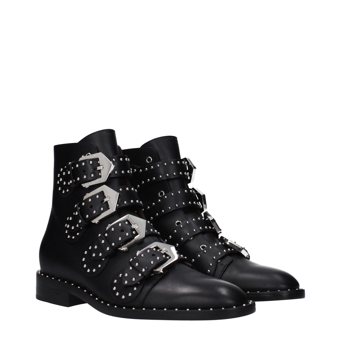 Givenchy Black Leather Ankle Boots