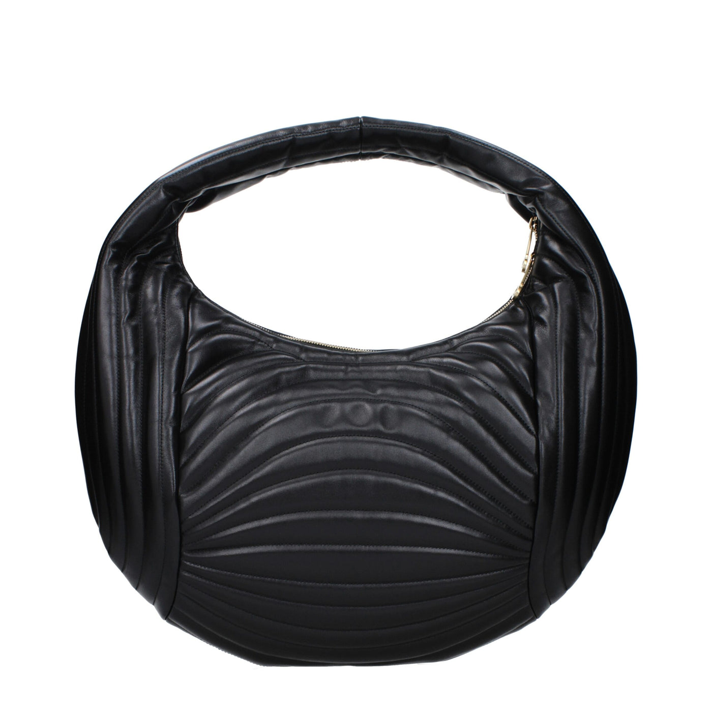 Salvatore Ferragamo Black Leather Handbag