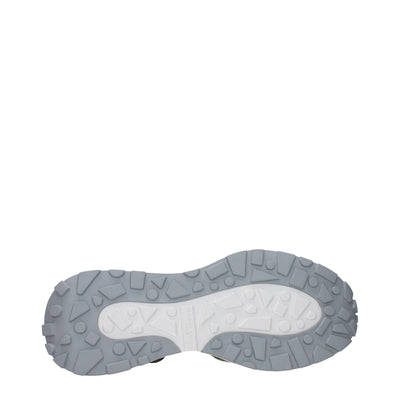 Philippe Model White Fabric Low Top Sneakers