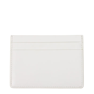 Jil Sander White Leather Cardholder
