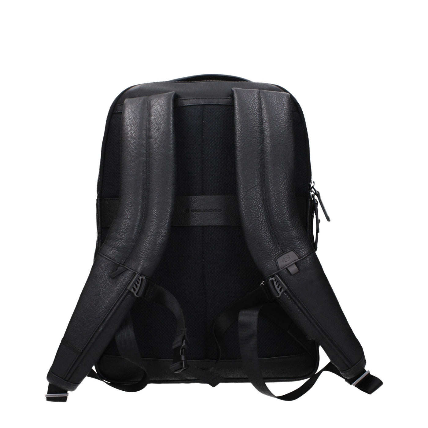 Piquadro Black Leather Backpack