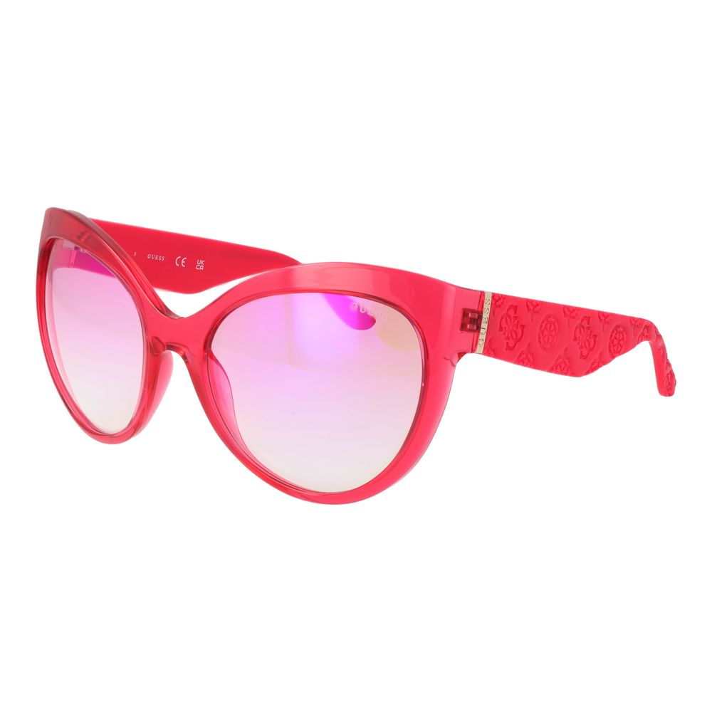 Guess Pink Stainless Steel Sunglasses