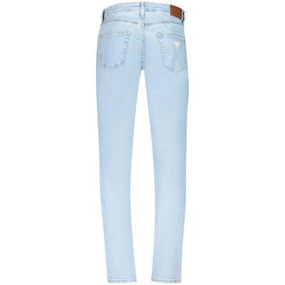 Guess Jeans Blue Cotton Men Jeans