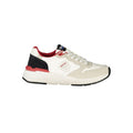 Blauer White Polyurethane Men Sneaker