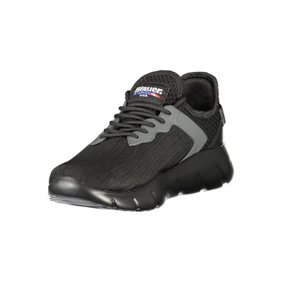 Blauer Black Polyester Men Sneaker