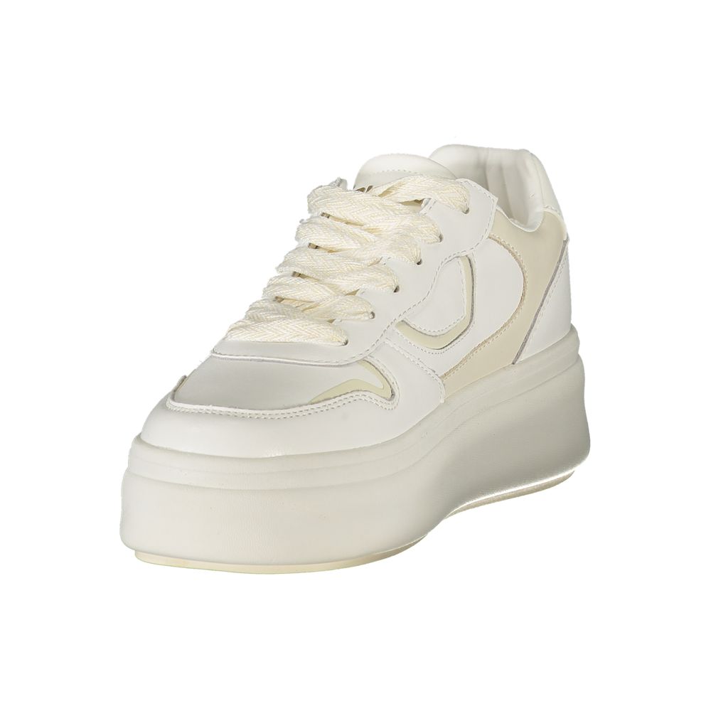 Blauer Bianco Poliuretano Donna Sneaker
