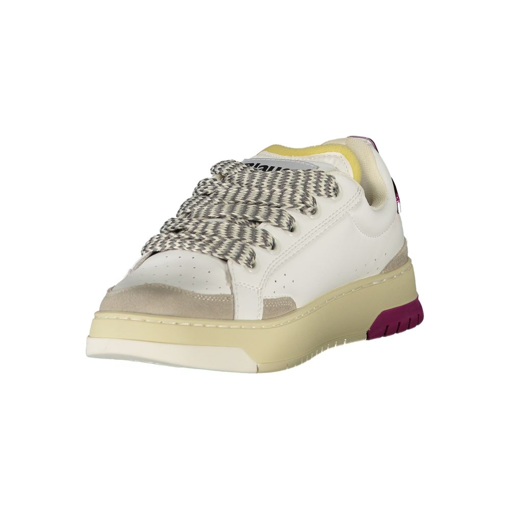 Blauer White Polyurethane Women Sneaker