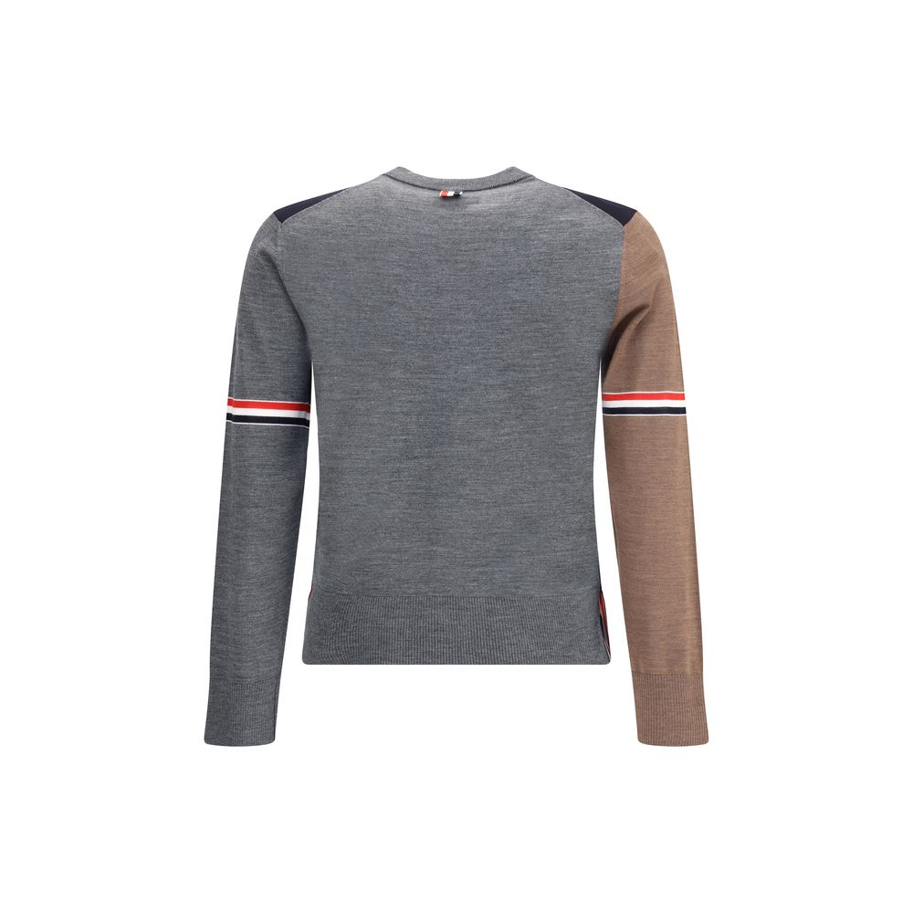 Thom Browne Multicolor Fleece Wool Sweatshirt