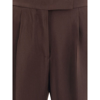 Tom Ford Brown Viscose Casual Pants