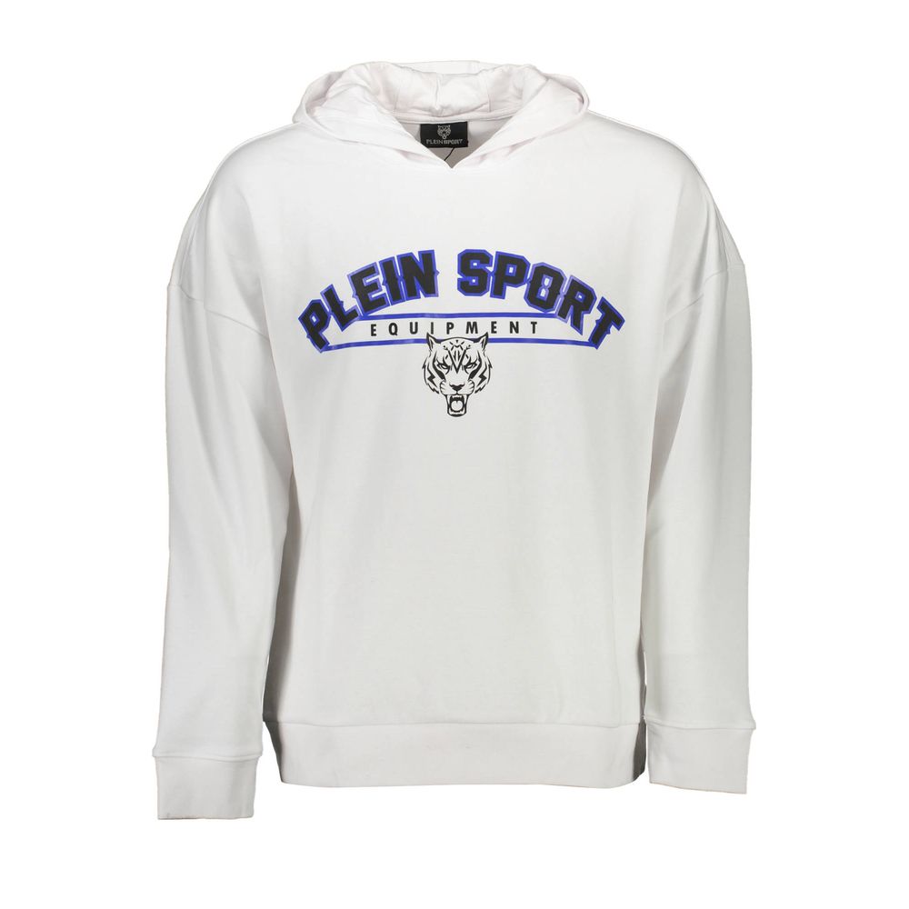 Plein Sport White Cotton Men's Sweatshirt - BrandFit 88