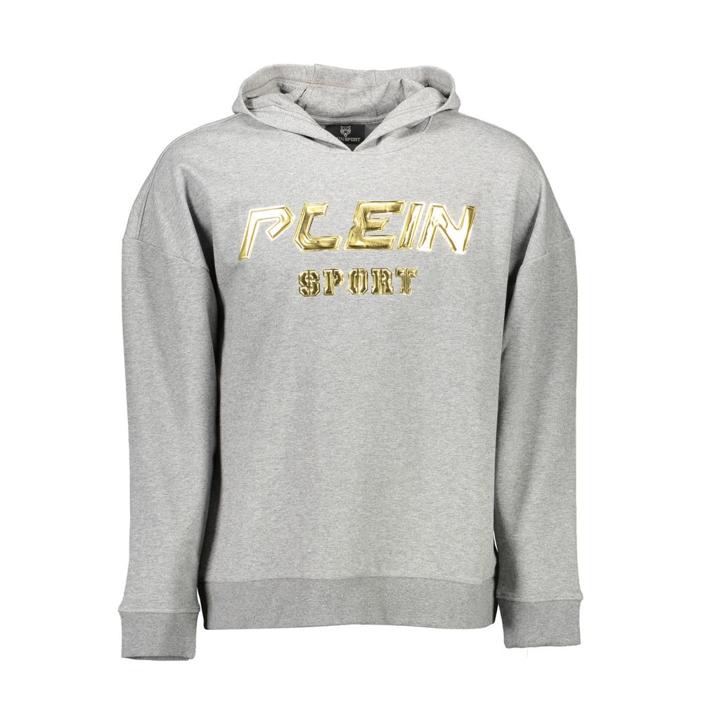 Plein Sport Grigio Cotton Men's Sweatshirt