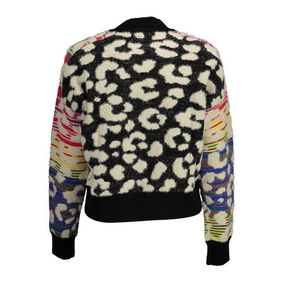Desigual Blue Polyester Sweater