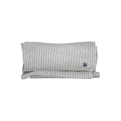 U.S. POLO ASSN. Gray Wool Scarf