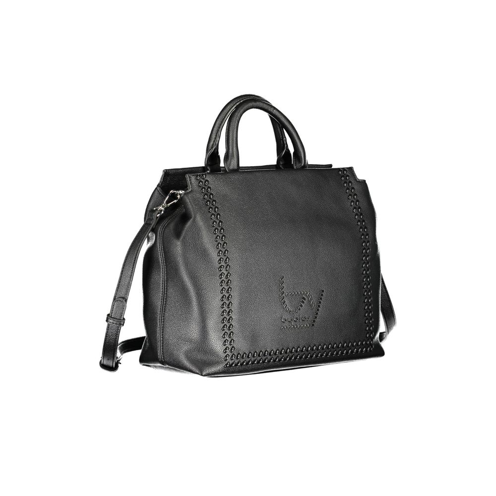 BYBLOS Black Polyurethane Women Handbag - BrandFit 88