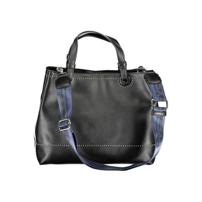 BYBLOS Black Polyurethane Women Handbag