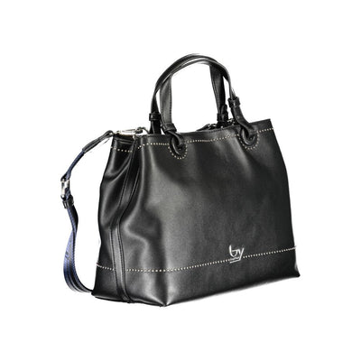 BYBLOS Black Polyurethane Women Handbag
