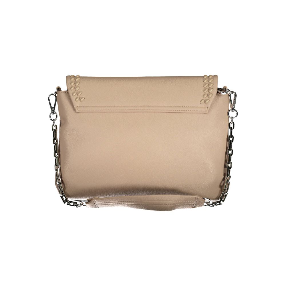BYBLOS Beige Polyurethane Women Handbag