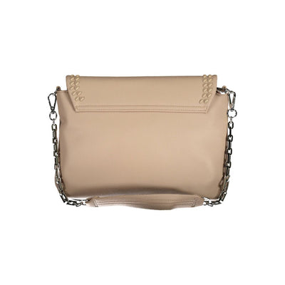 BYBLOS Beige Polyurethane Women Handbag