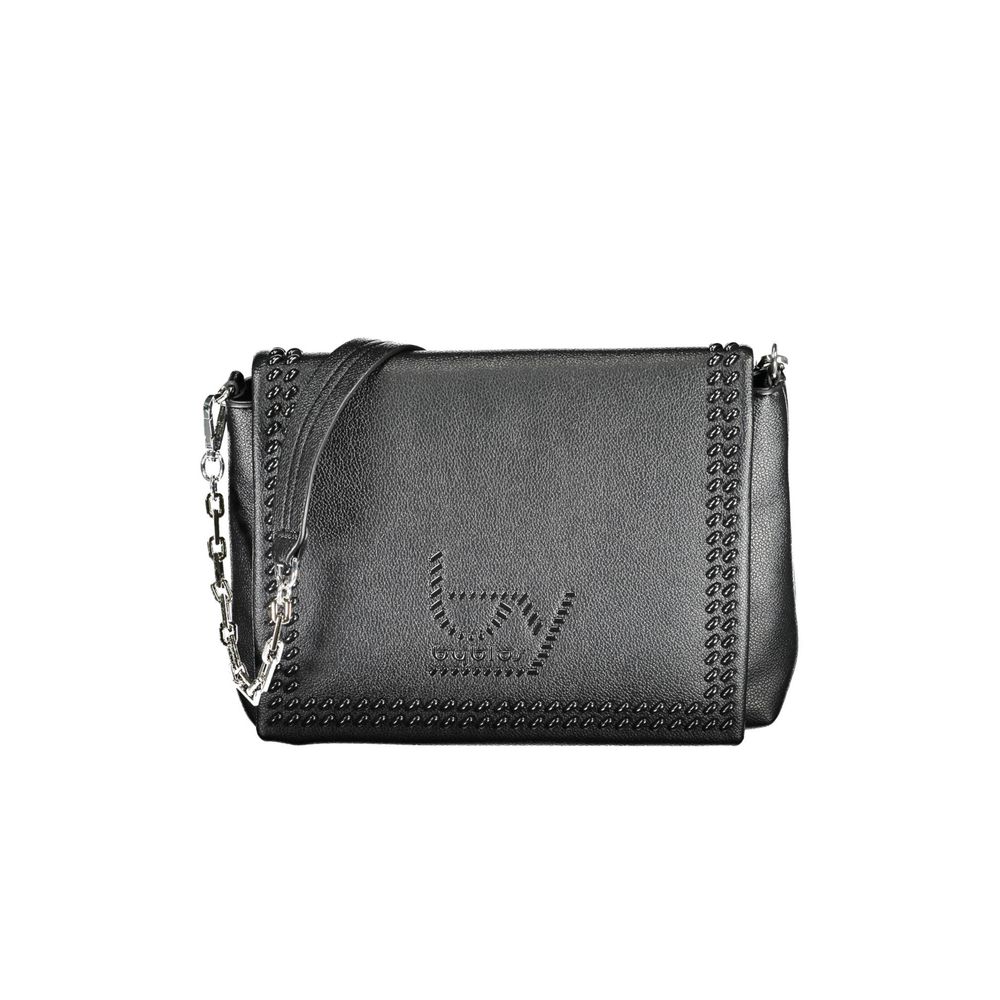 BYBLOS Black Polyurethane Women's Shoulder Bag - BrandFit 88