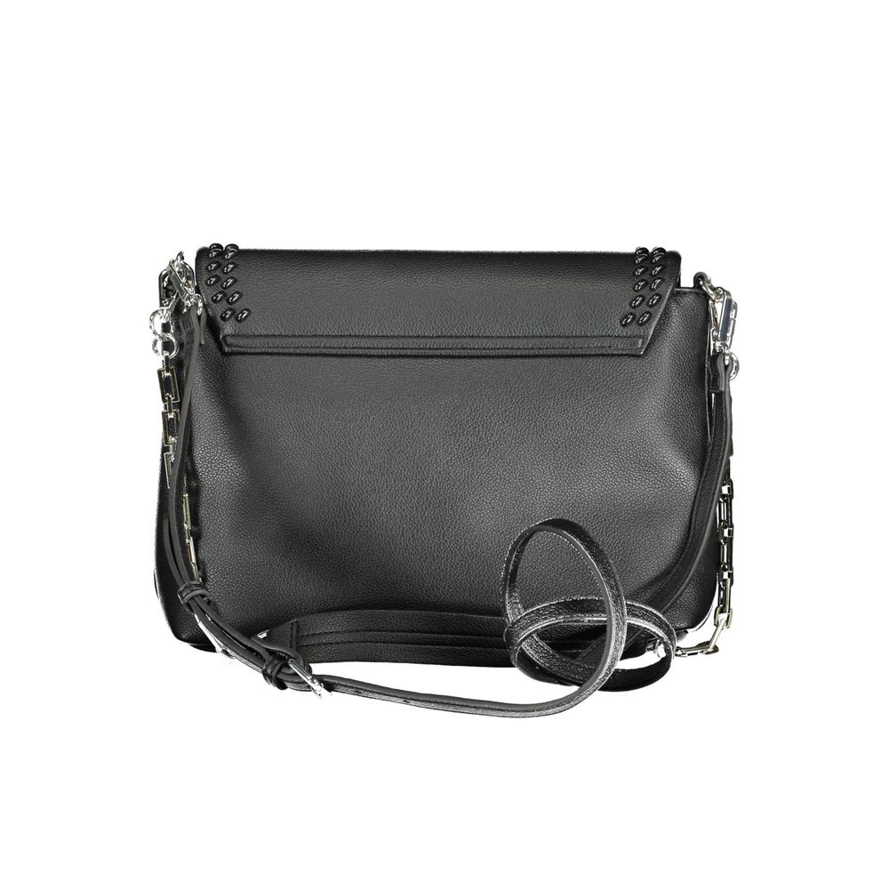 BYBLOS Black Polyurethane Women's Shoulder Bag - BrandFit 88