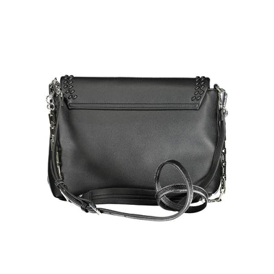 BYBLOS Black Polyurethane Women Handbag