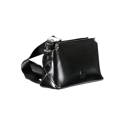 BYBLOS Black Polyurethane Women Handbag