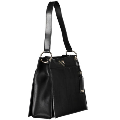 Guess Jeans Black Polyethylene Handbag