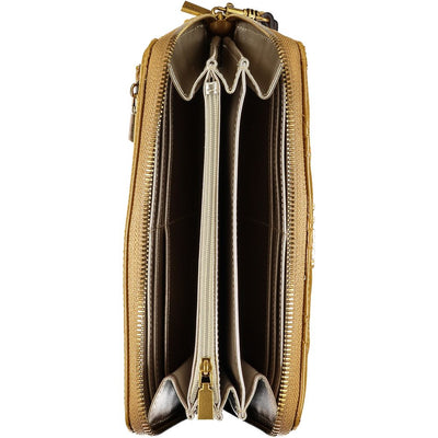 Guess Jeans Yellow Polyethylene Wallet