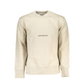 Calvin Klein Beige Cotton Men Sweatshirt