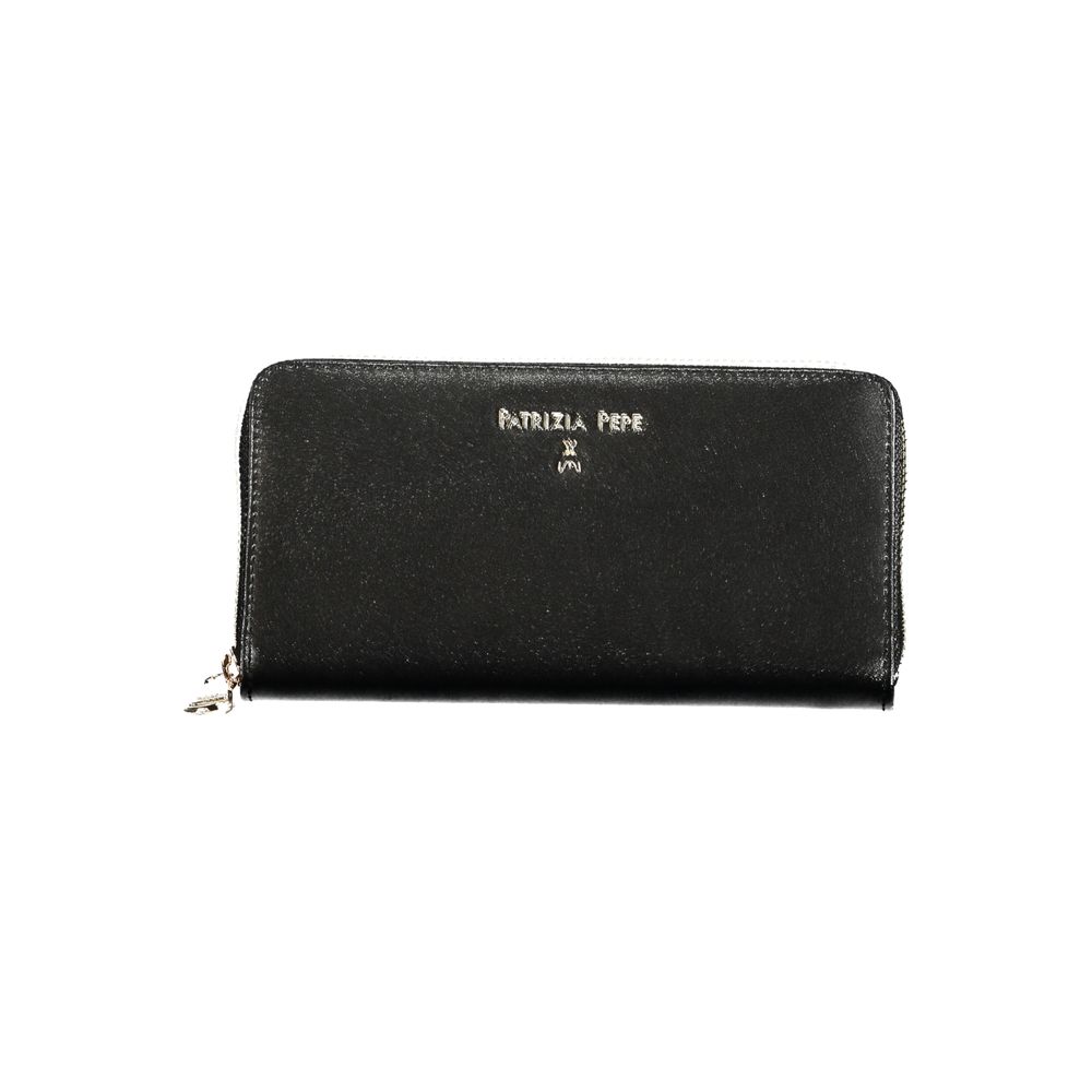 Patrizia Pepe Black Leather Women Wallet