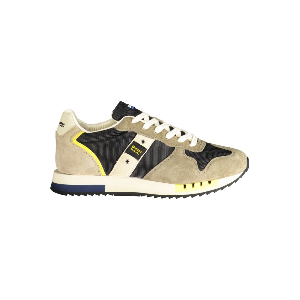 Blauer Verde Poliuretano Men Sneaker