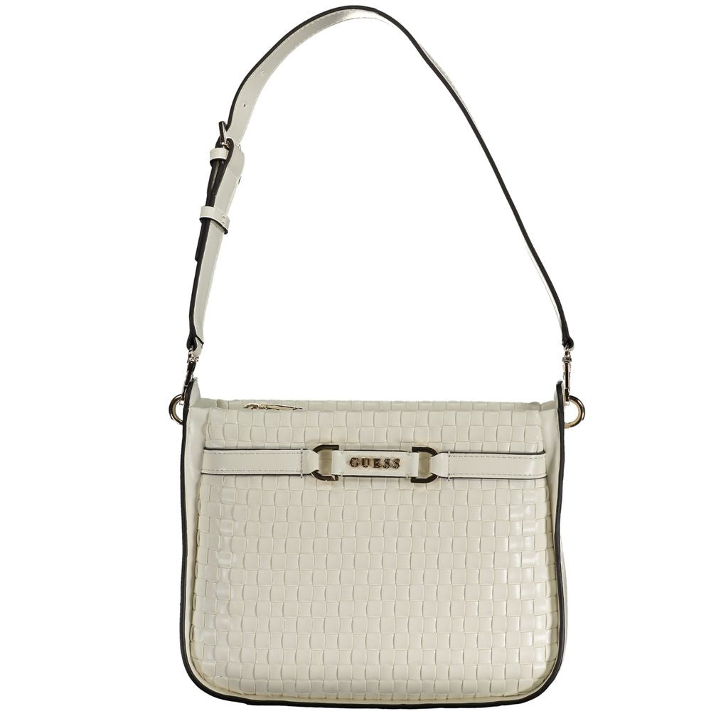 Guess Jeans Bianco Poliuretano Woman Handbag