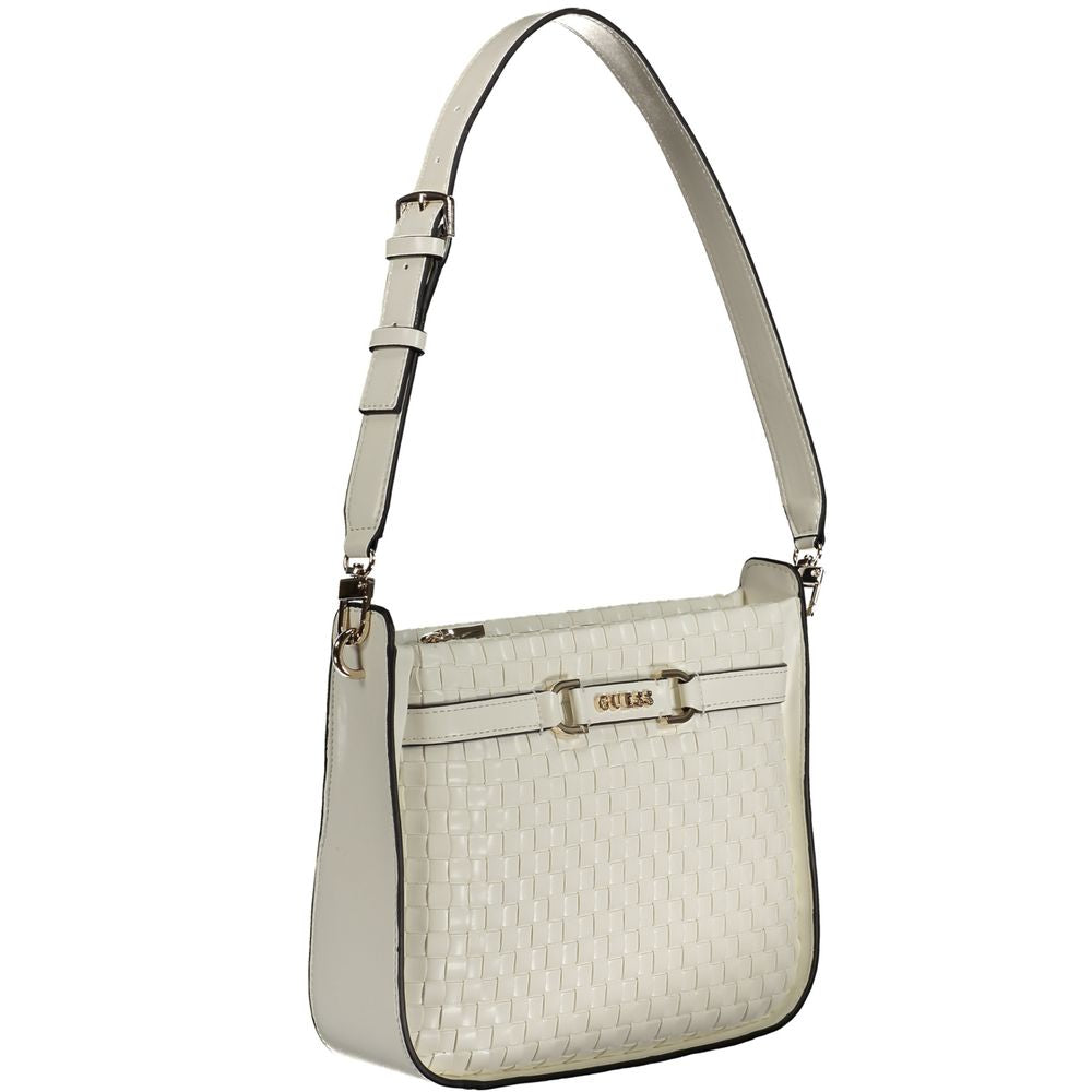 Guess Jeans Bianco Poliuretano Woman Handbag