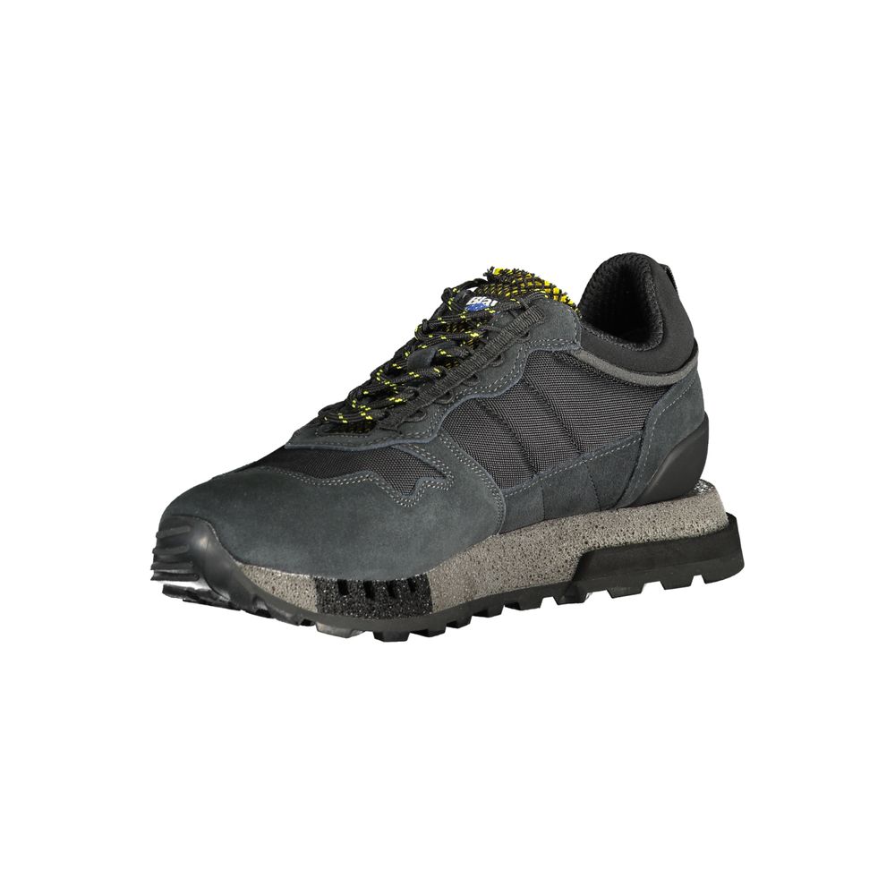 Blauer Black Polyurethane Men Sneaker