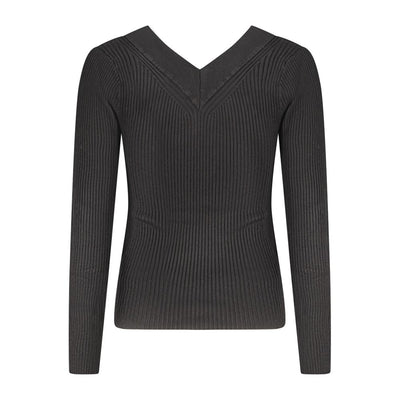 Guess Jeans Black Viscose Sweater