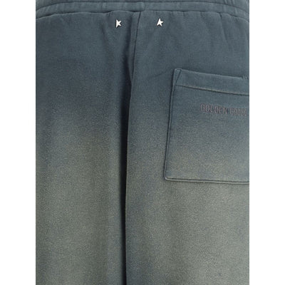 Golden Goose Blue Cotton Casual Pants