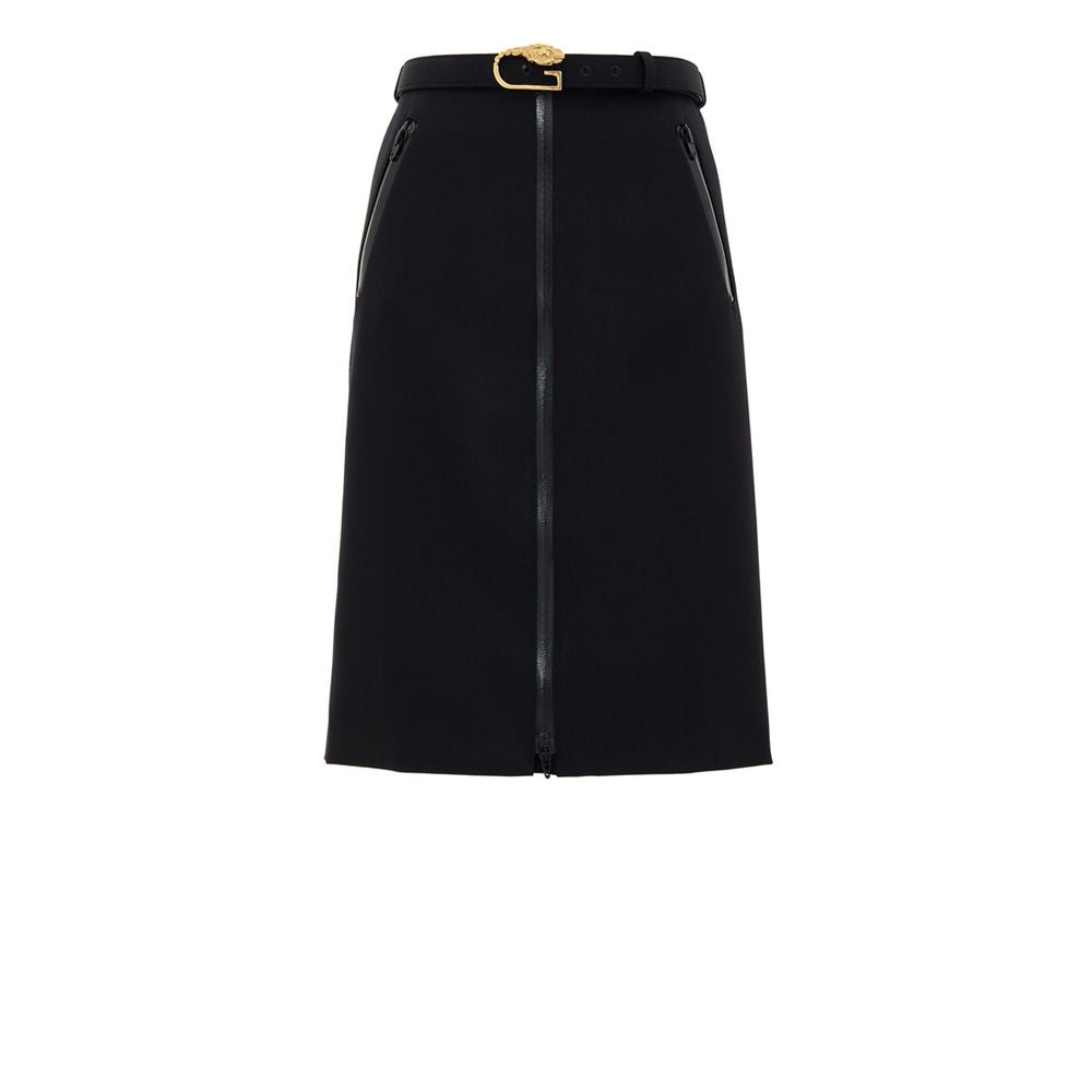 Gucci Black Wool Midi Skirt - BrandFit 88