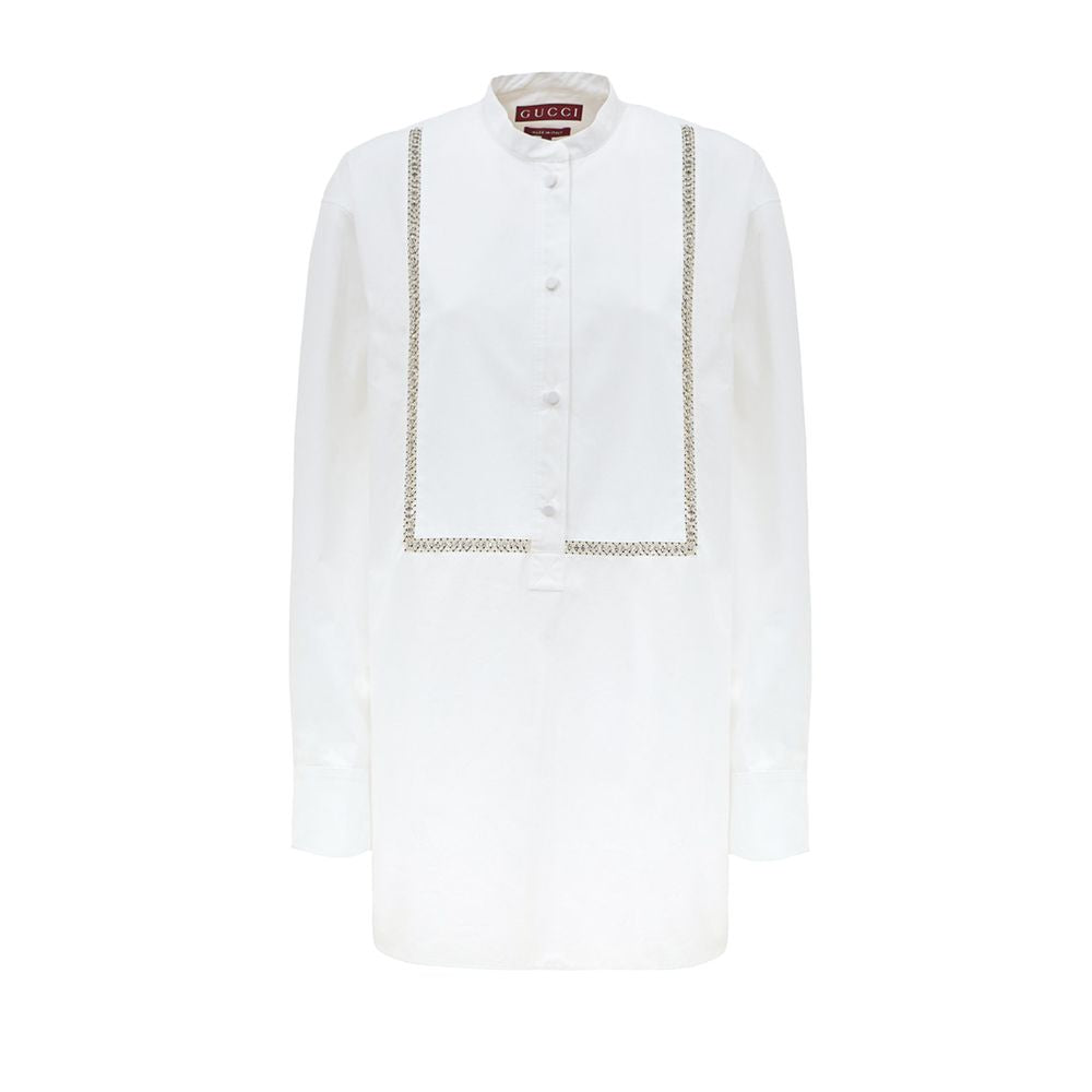 Gucci White Cotton Blouse - BrandFit 88