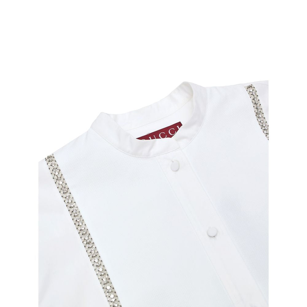 Gucci White Cotton Blouse - BrandFit 88