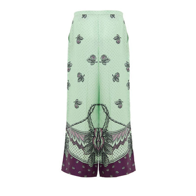 Gucci Green Silk Pant